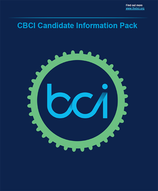 CBCI 7.0 Candidate Information Pack Cover